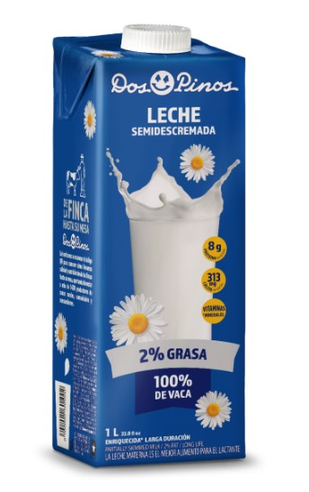 Leche Semidescremada 1L