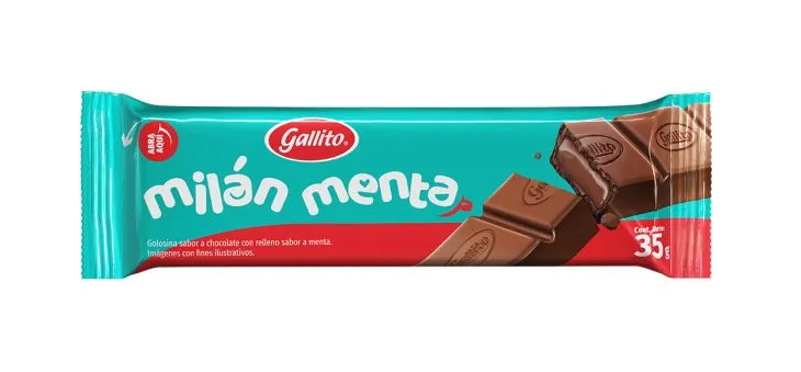 Gallito Milan Menta 35G