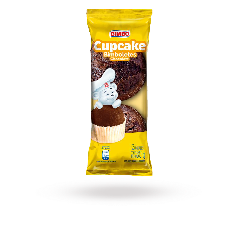 Bimbo Cupcake Chocolate 80g