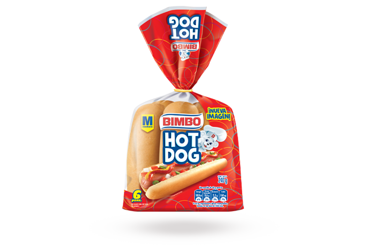 Bimbo Hot Dogs 244g