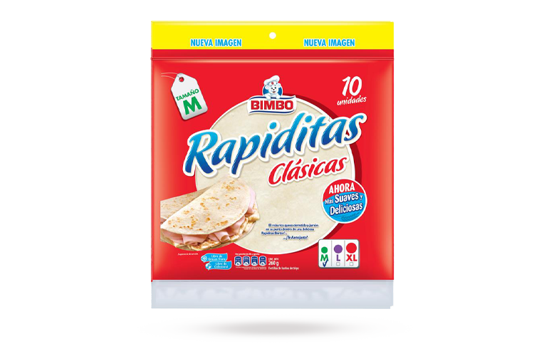 Bimbo Rapiditas 10pz 260g