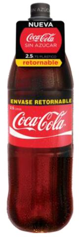 Coca Cola Zero Retornable 2.5l 